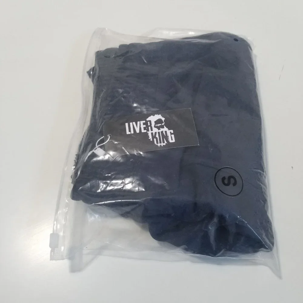 NWT Liver King Men's Cotton Poly Elastic Waist Fleece Sweat Shorts Small Color N